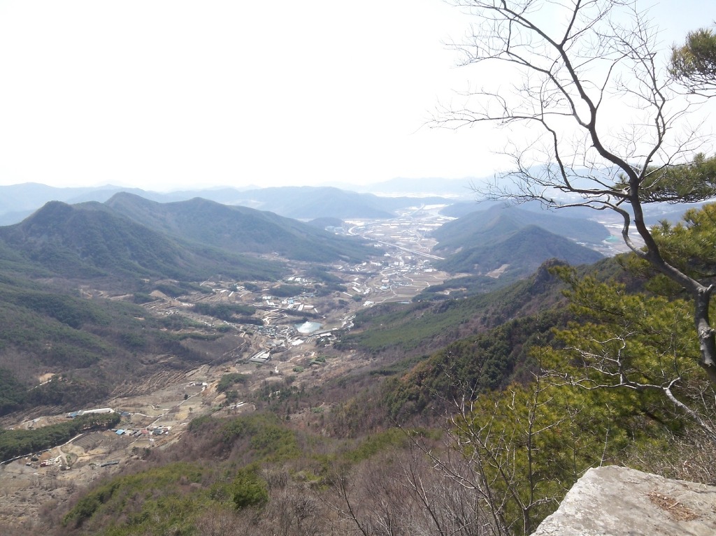 낙화산 정상 이미지