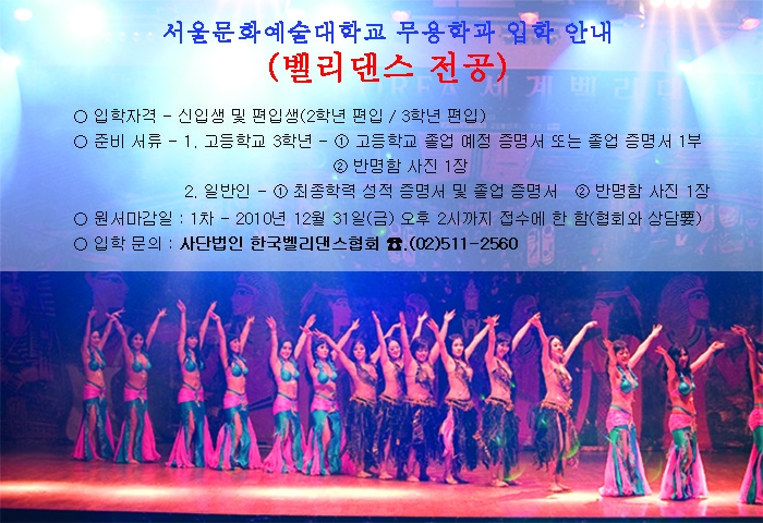 서울벨리댄스협회 이미지