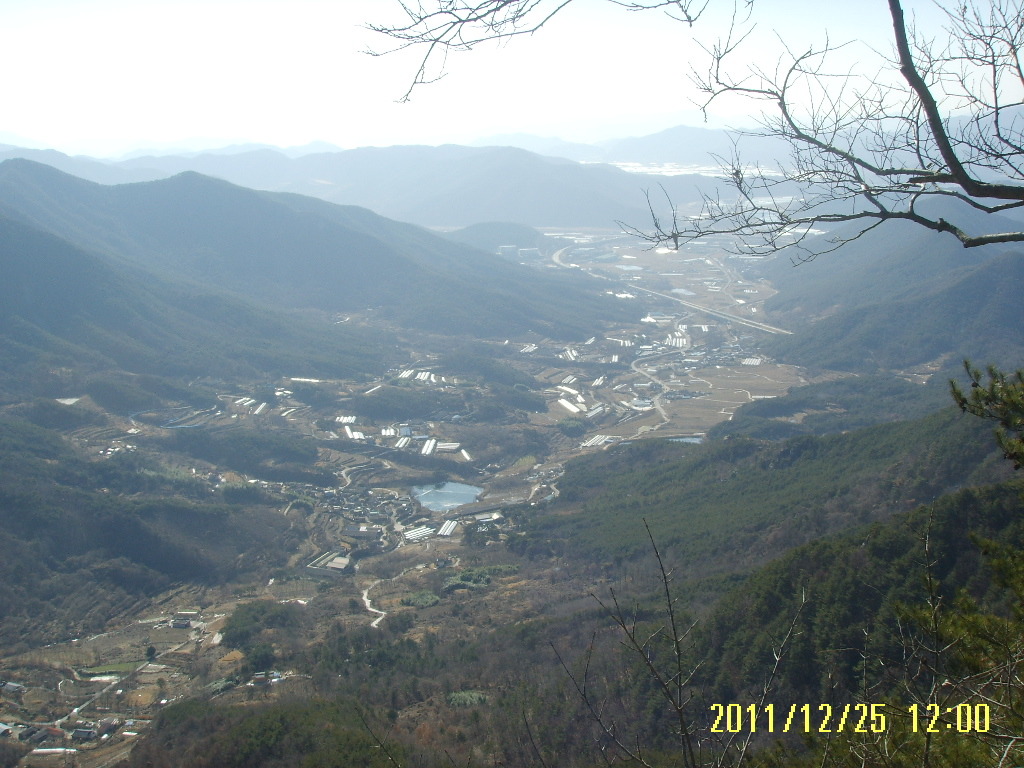 낙화산 정상 이미지