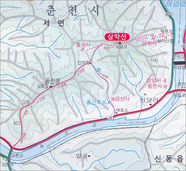 등선봉 정상 이미지