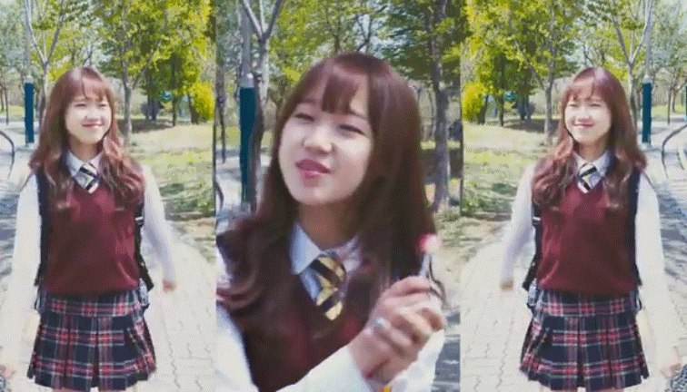 교복입은 ioi 최유정.gif | 인스티즈