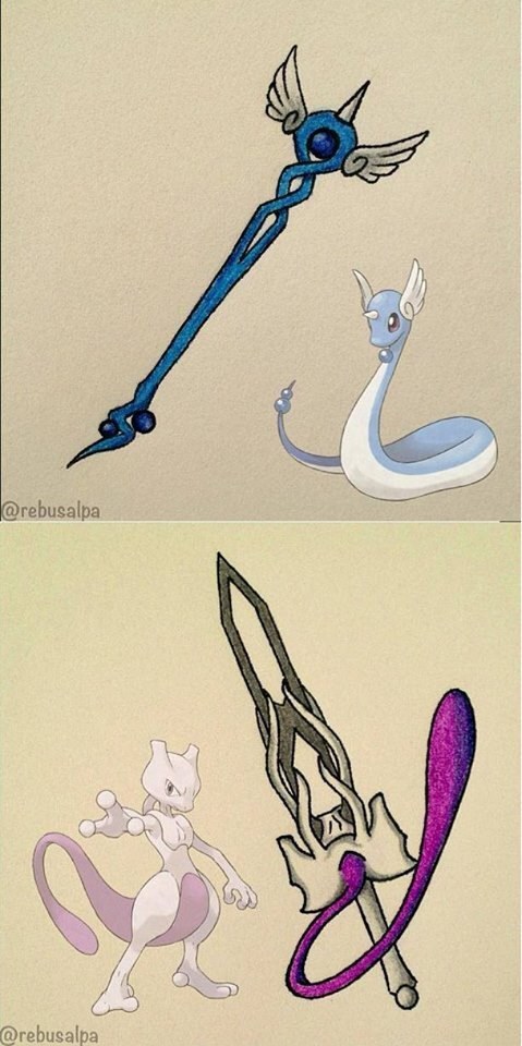 포켓몬스터가 무기로 변한다면?.jpg | 인스티즈