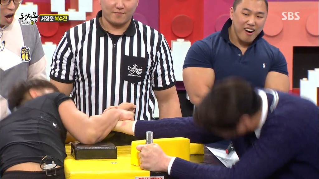 팔씨름매니아고교생 vs 서장훈 한달만에 재대결 | 인스티즈