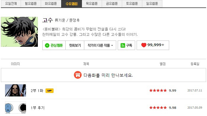 약 두달간의 은거를 깨고 나온 수요웹툰지존 | 인스티즈