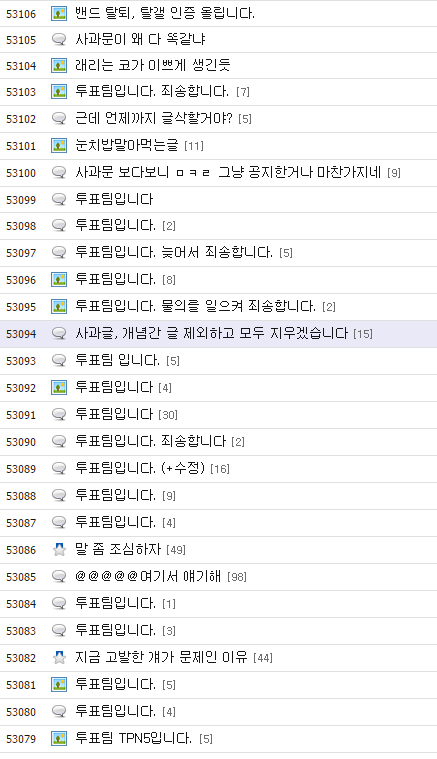 청룡영화상 투표 매크로 쓰다가 걸린 김태리 갤러리 현재 상황.jpg | 인스티즈