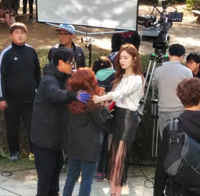 치즈인더트랩 촬영현장 직찍.jpg | 인스티즈
