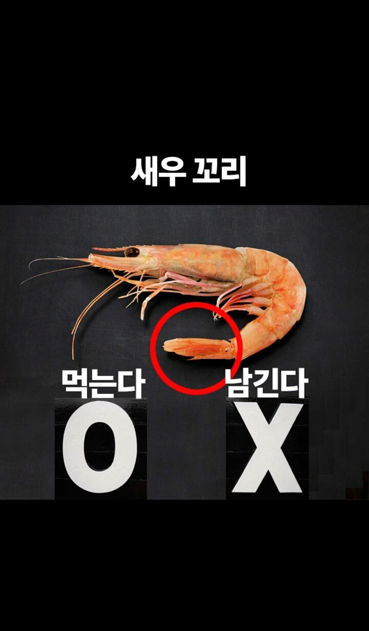 음식 이 부위 남긴다 vs 먹는다 | 인스티즈