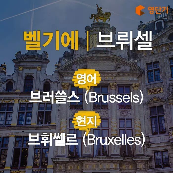 현지어와 영어가 다른 유럽 도시들 | 인스티즈