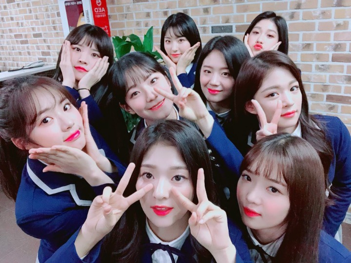프로미스나인 음악방송 후 찍은 사진들 | 인스티즈