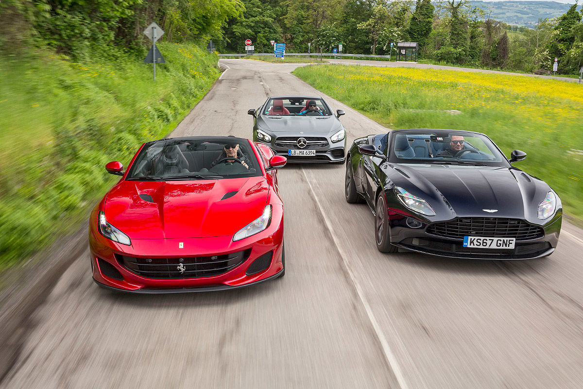 페라리 포르토피노 vs 벤츠 SL 63 AMG vs 애스턴 마틴 DB11 볼란테 | 인스티즈