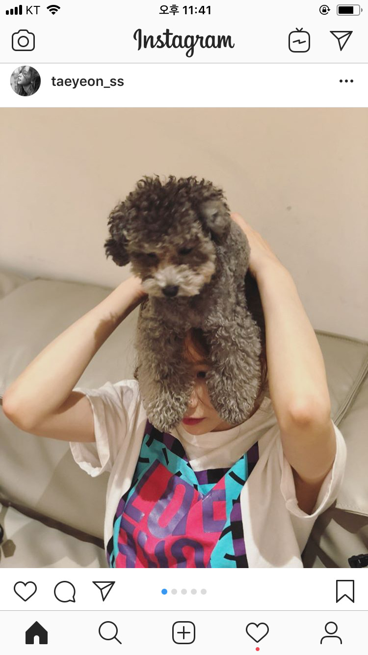 오늘자 태연 인스타그램 근황 | 인스티즈