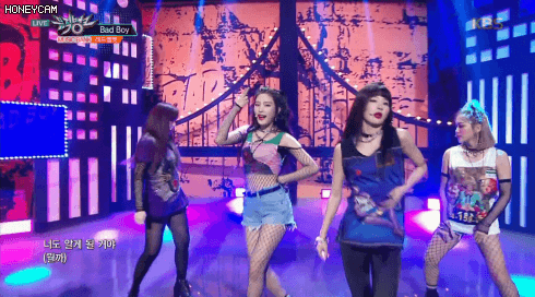 오늘자 뮤뱅 레드벨벳 bad boy 조이.gif | 인스티즈