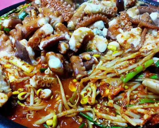 유명낙지 이미지