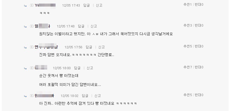 헤어진 전 여친을 만났습니다 | 인스티즈