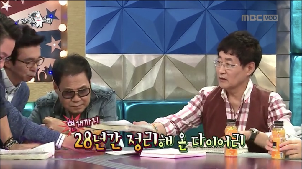 28년동안 하루도 안 거르고 썼다는 윤형주 다이어리. JPG | 인스티즈