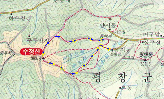 수정산 정상 이미지